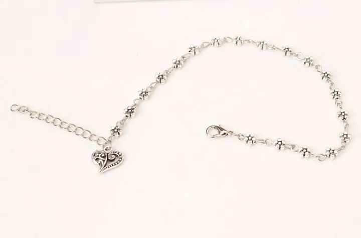 Fashion%20Tibetan%20Silver%20Bead%20Hollow%20Plum%20Daisy%20Flowers%20Heart-Shaped%20Anklet%20For%20Women%20Foot%20Chain%20Barefoot%20Sandals%20Beach%20Jewelry%20-%20Image%202