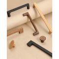 Wooden Cabinet Door Handle Cupboard Door Knob and Handle Kitchen Cabinet Knobs Wardrobe Door Handles for Furniture Hardware.