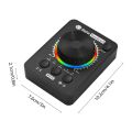 X5 Professional Live Streaming External Sound Card for PC, Phones, and Laptops, with BT Music Input Accompaniment and USB Multimedia Volume Knob. 