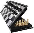 Magnetic Chess 12.5 Inch Black & White Guti. 