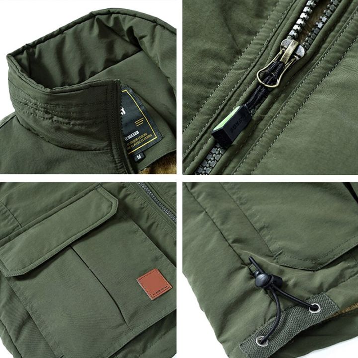 Crocodile%20Winter%20Men%20Fleece%20Warm%20Vest%20Mens%20Pockets%20Autumn%20Vests%20Male%20Casual%20Thick%20Multi%20Pocket%20Waistcoat%20New%20Sleeveless%20Jacket%20-%20Image%205