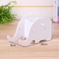 Elephant Wood Pen Holder Desk Organizer Storage Box Phone Stand Desk Table Pencil Holder - Pencil Bag - pencil bag. 