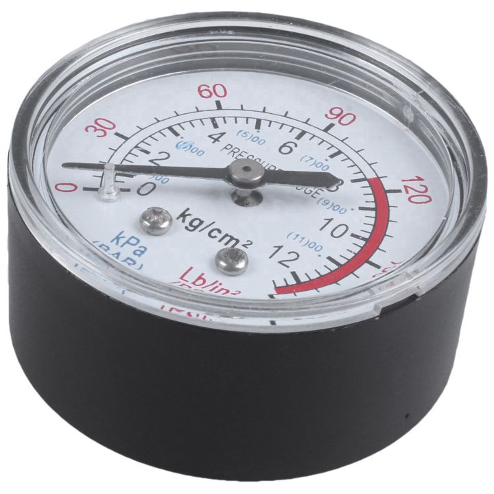 Round%200-180%20Psi%2013mm%201/4BSP%20Diameter%20Dial%20Comparator%20Air%20Manometer,%20Black%20&%20Pressure%20Relief%20Valve%201/4%20Zoll%20PT%20Air%20Compression%20Valve%20Red%20+%20Gold%20-%20Image%202