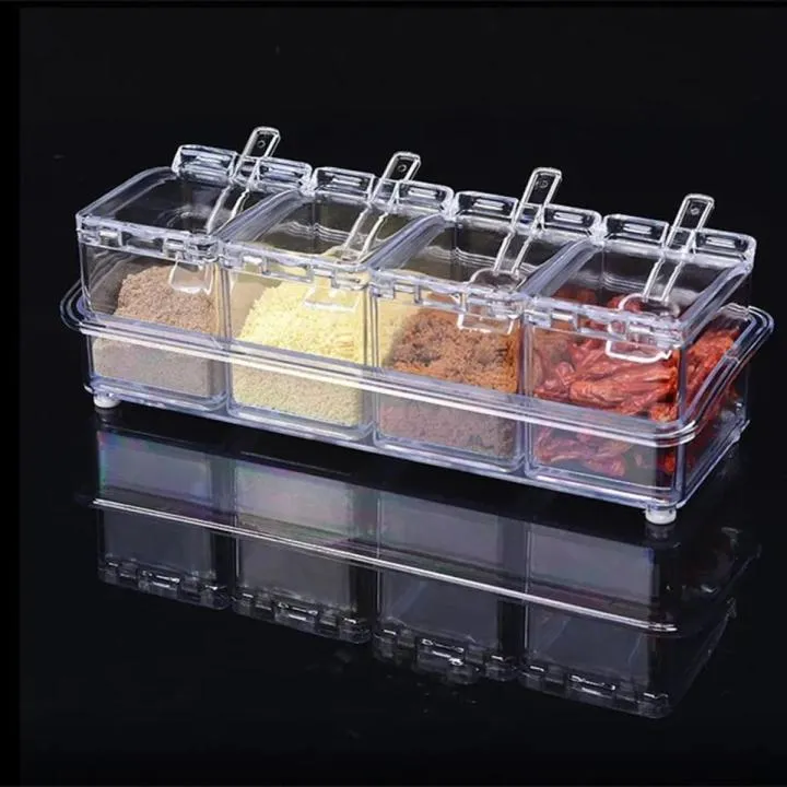 4pcs%20Crystal%20Clear%20Seasoning%20Box%20Acrylic%20Spice%20Rack%20Storage%20Condiment%20Jars%20Containers%20With%20One%20Spoon%20For%20Kitchen%20Organization%20by%20%20-%20Sara%20Collection%20zone%20-%20Image%204