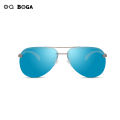 OQ BOGA 7 Styles Unisex Classic Aviator Polarized Sunglasses Men Women Colorful Half Rim Sun Glasses UV400. 