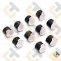 3Pcs- BALCK 12mm Diameter Universal Mini Buzzer Piezoelectric 3V 5V 12V Magnetic 85dB Long Continuous Beep Tone Buzzer 2 Pin Leads Connections Leg. 
