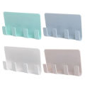 Mobile Phone Holders Phone Charger Wall Mounted 4 Hooks Storage Hanger Rack Bathroom Hanging Holder Mobile charger stands wall. 