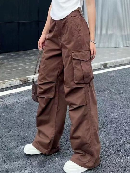 2022%20Solid%20Retro%20White%20Cargo%20Pants%20Women%20Harajuku%20Style%20Brown%20Hippie%20Wide%20Leg%20Parachute%20Trousers%20Female%20High%20Street%20Pantalone%20-%20Image%204