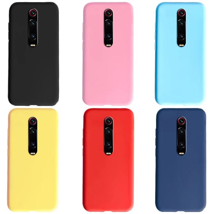 For Xiaomi Mi 9t Case Black Matte Soft TPU back Cover For Phone