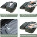 Vacpack Vacuum Compression Backpack Airback with Pump Men Waterproof Expandable Carry On Travel Backpack 17 inch Laptop Backpack.