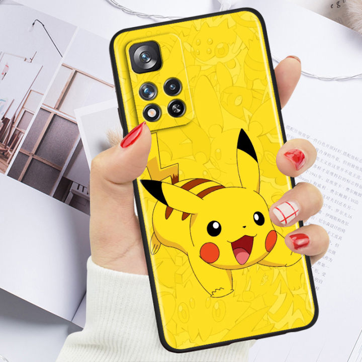 Cute%20Pokemon%20Pikachu%20For%20Xiaomi%20Redmi%20Note%2012%2012S%20Turbo%2011%2011T%2011S%2010%2010S%209%208%208T%207%20Pro%20Plus%205G%20Black%20Phone%20Case%20Cover%20-%20Image%208