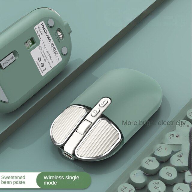 Cute%20Girl%202.4G%20Bluetooth%20Wireless%20Home%20Office%20Silent%20Charging%20Game%20Mouse%20M203%20Wireless%20Single%20Mode%20-%20Image%202