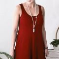 Superb Indispensable -Quality And Durablity -Women Maxi style Round Neck Sleeveless Maxi Plus Size Women's Dresses- Innovative. 