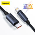 Baseus 20w Minimalist Series Fast Charging Data Cable Type C to Lightning. 