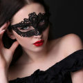 Black Women Hollow Lace Masquerade Face Mask Princess Party Cosplay Prom Props Costume Nightclub Queen Half Face Eye Mask.