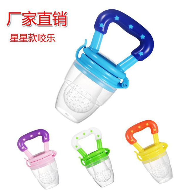 New Apple Bear Baby Fruit Juicer Pacifeir Chusni With Mesh CN-1Pcs