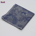 Men's Luxury Polyester Yarn Handkerchief Paisley Suit Pocket Square. 