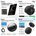 HOCO E96A/E93A/E100/E91/E91J/E101 Anti-Lost Smart Tag Locator Supports Google Find My Phone/Apple Find My Precise Position Tracker for Keys Pets Luggage Cars Replaceable Battery Up o 8 Months Backup Android/iOS Supported Smart Tracker.