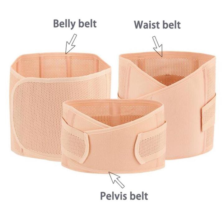 Postpartum Belt Body Recovery Shapewear Belly Slim Waist Cinchers Breathable Waist Trainer Corset Maternity Belly Belt Band