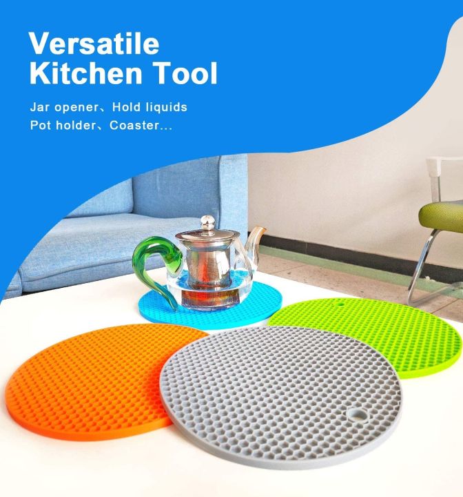 Round%20Silicone%20Non-Slip%20Heat%20Resistant%20Mat%20Coaster%20Cushion%20Placemat%20Pot%20Holder%2018cm%20(1pair)%20-%20Image%207