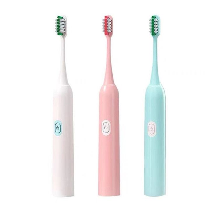 Portable Toothbrush Battery Operated Home Soft Bristles Electric Toothbrush IPX7 Waterproof Vibration Toothbrush