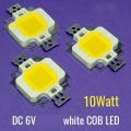 DC 6V COB LED 10W White Super Bright Intensity SMD COB Light Bulbs -1pcs.