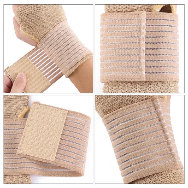 1%20Pair%20Elastic%20Bandage%20Wrist%20Guard%20Support%20Arthritis%20Sprain%20Band%20Carpal%20Protector%20Hand%20Brace%20Accessories%20Sports%20Safety%20Wristband%20-%20Image%205