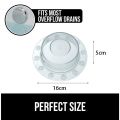 Bathtub Overflow Drain Cover Suction Cup Seal Bathtub Stopper for Deeper Bath for Bathroom Overflow Drains Exquisite Product.