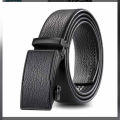 Black artificial leather Gear belt for men - Belt For Men. 
