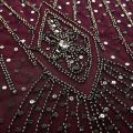 Women 1920s Great Gatsby Dress Long 20s Flapper Dress Vintage V Neck Sequins Beads Maxi Party Dress Mesh Prom Gown Elegant Dress. 