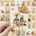 60 pieces of Chinese traditional culture cartoon stickers, early education decoration, luggage, car notebook material stickers wholesale. 