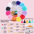 Unique Make - Diy accessories jewelry 2600-6200pcs/set 3mm 6mm beads soft clay beads bori box set - Vintage Choice - Exclusive Experience.