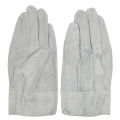 Wholesale short welder hand full leather two-layer cowhide three-rib welding gloves working wear-resistant anti-slip labor protection welder gloves.