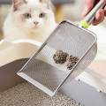 Cat Litter Sifting Pet Cleaning Stainless Steel Cats Sand for Puppy Mesh 3.8X3.8mm. 