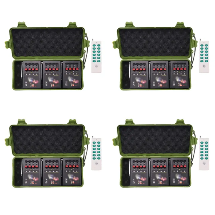 4X Firing System Machine 12 Cue Channel Cold Pyro Pyrotechnic Display ...