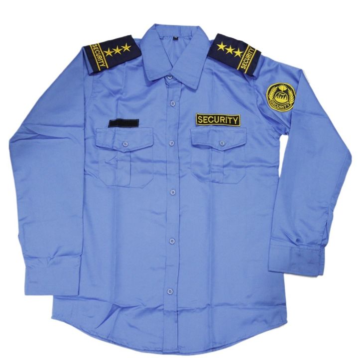 Security%20Guard%20Uniform%20Full%20Set%20-%20security%20Guard%20dress%20cotton-%20Guard%20Sky%20Blue%20shirt%20Pant%20dress%20full%20set%20including%20Belt-Cap-%20Bach-Epaulet%20-logo%20-%20Image%202