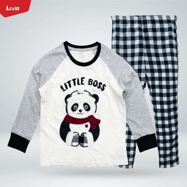 Baby Boys Co-ord 2 in 1 cotton Full Sleeve T-Shirt and Pant 2 Piece Set for Boys from Levin