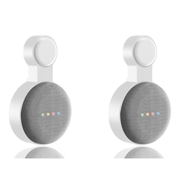 for Google nest mini stand-2 x Holder for Google Nest Mini-White