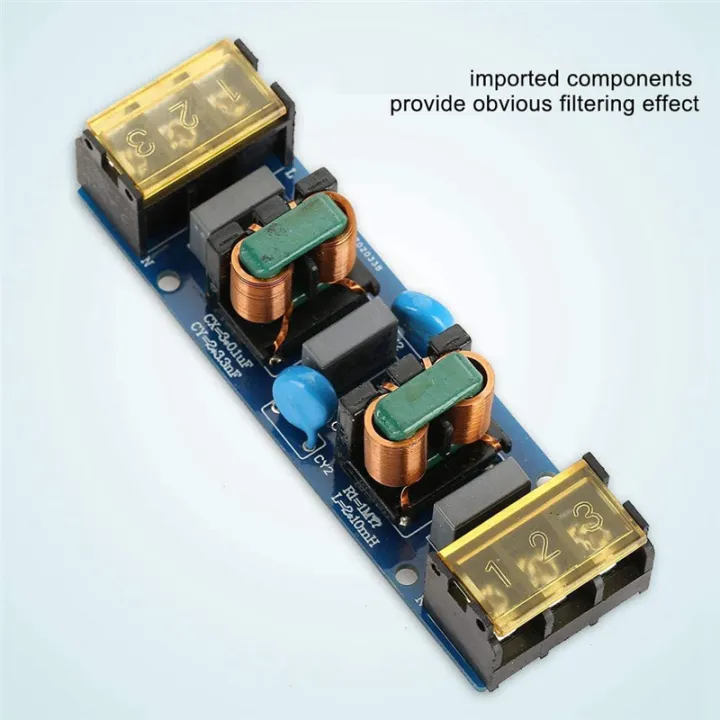 Filter Power Module Power Filter Module 25A High Frequency Two-Stage Wave Filter Power Low ...