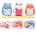 Cute Kawaii Slow Rising Soft Squishy Hamster Squishies Cartoon Animal Squeeze Squish Toy for Relieves Stress Anxiety. 