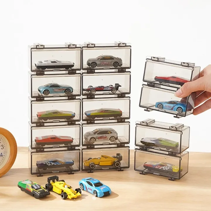 Practical Plastic Model Car Box :64 Diecast Transparent Car Display Box ...
