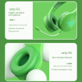 Bluetooth Headset Silicone with 85DB Volume Limited Hearing Protection Headphones Without Microphone Green. 