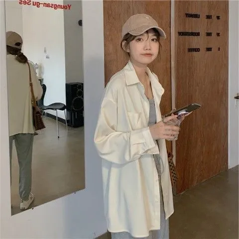 Avocado%20Green%20Shirt%20Women's%20Spring%20Thin%20Jacket%20for%20Summer%20Idle%20Style%20Sun%20Protection%20Shirt%20Loose%20Chic%20Chiffon%20Top%20-%20Image%206