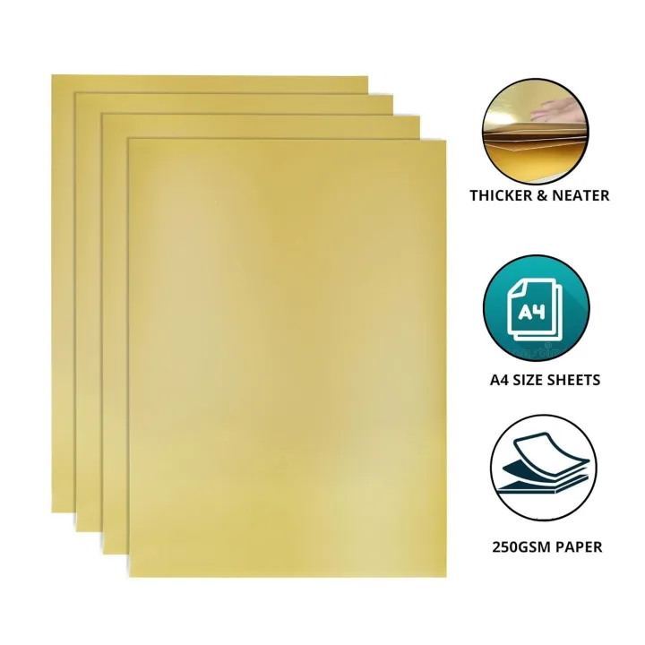 White%20Gold%20Business%20Card%20Print%20Paper%20-%2010%20pcs%20A4%20Size%20300gsm%20-%20Image%202