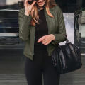 Women Loose Pu Leather Jacket Black Soft Faux Leather Jacket Street Moto Biker Tailored Coat Jacket Lady Casual Outerwear.