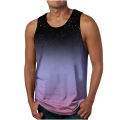 Mens 3D Star Sky print bodybuilding gym vest sleeveless tshirt fitness clothing sportwear muscle oversized tank tops. 
