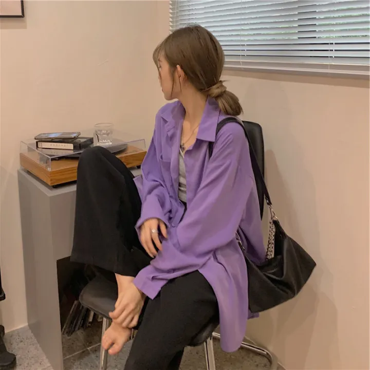 Avocado%20Green%20Shirt%20Women's%20Spring%20Thin%20Jacket%20for%20Summer%20Idle%20Style%20Sun%20Protection%20Shirt%20Loose%20Chic%20Chiffon%20Top%20-%20Image%202