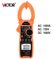 VICTOR 610C+ AC 1000A 750V Digital Clamp Meter DC 1000V  5999 counts VFC True RMS NCV Live Flashlight clam multimeter - Kings Trading. 