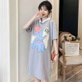 Maternity Clothes Summer Skirt2023New Summer Trendy Hot Mom Personalized Youthful Top Late Pregnancy Summer Dress. 