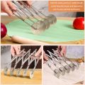 Individual 5-Wheel Pastry Cutter Pizza Cutter Multi Wheel Dough Cutters Expandable Pizza Slicer Baking Cutter Roller Pastry Knife Exquisite Product. 